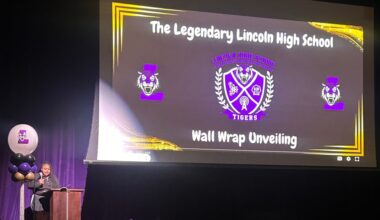Lincoln High School Unveils Wall Wraps Celebrating Generations of Alumni