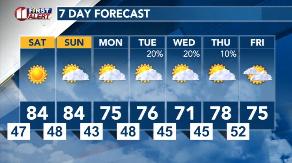 7 Day Forecast