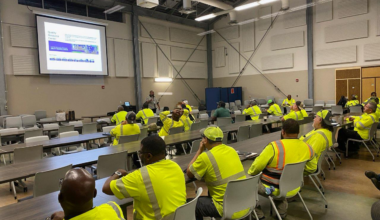 Austin Resource Recovery employees training for ISO certification.