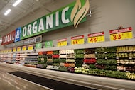 The produce section at the new H-E-B in Melissa, Texas, Tuesday, May 13, 2025. The store...
