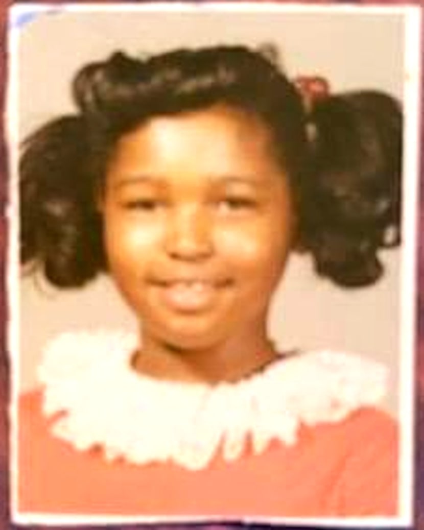 Liz Mikel, at 7 years old.