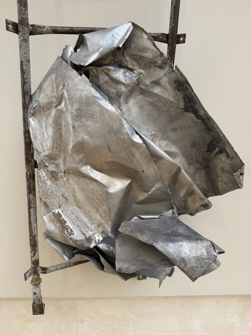 Robert Rauschenberg, "Balcone Glut (Neopolitan)," 1987 (detail) at Nasher Sculpture Center....