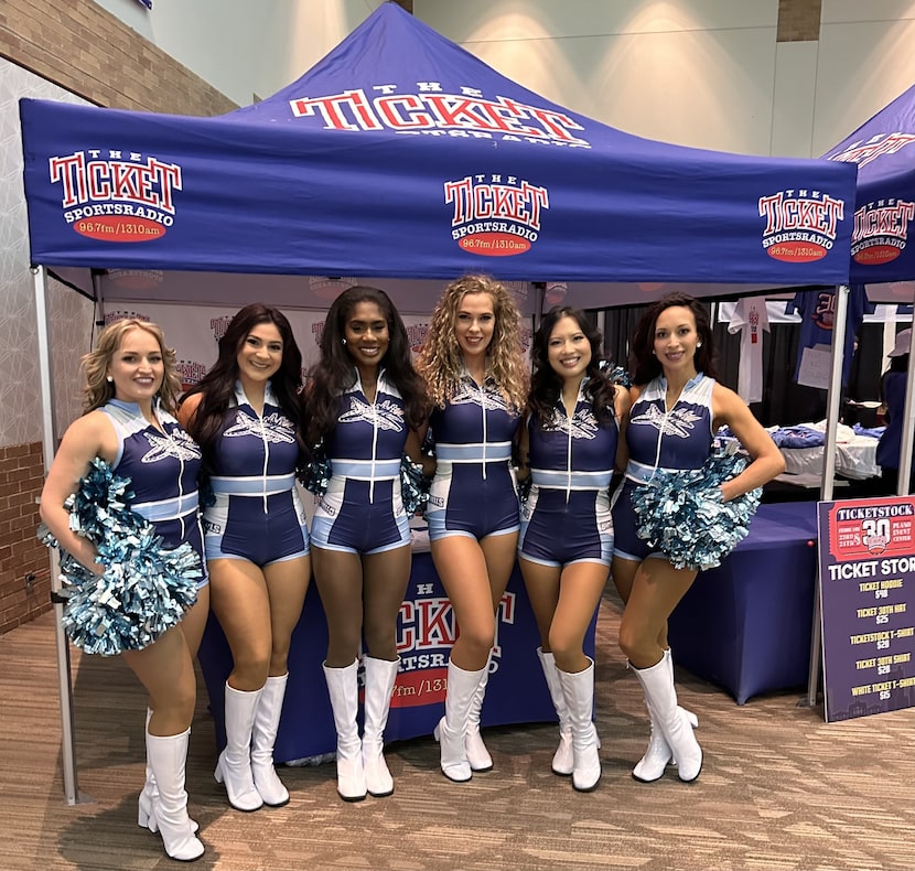 Cheerleaders revved up the crowd at a previous Ticketstock event.