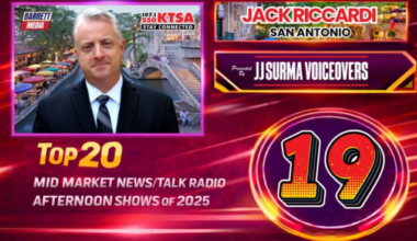 KTSA's Jack Riccardi, Program Director honored by Barrett Media