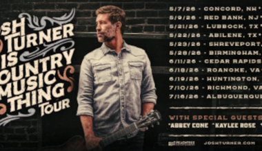 Tickets on sale Friday for Josh Turner at Buddy Holly Hall