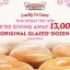 ‘Lucky in Love’: Krispy Kreme Giving Away 13,000 Original Glazed Dozens on Friday the 13th