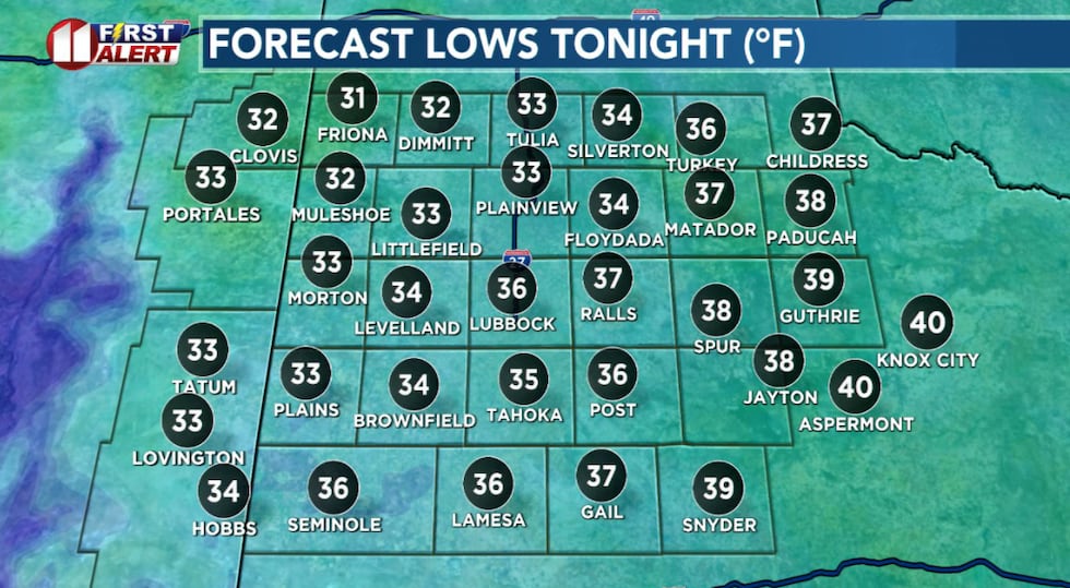 For the date, February 24, Lubbock's average low is 33° and the average high is 62°. The...