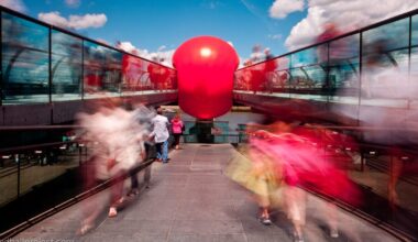 What is that?! Giant red ball headed for Dallas for FIFA World Cup
