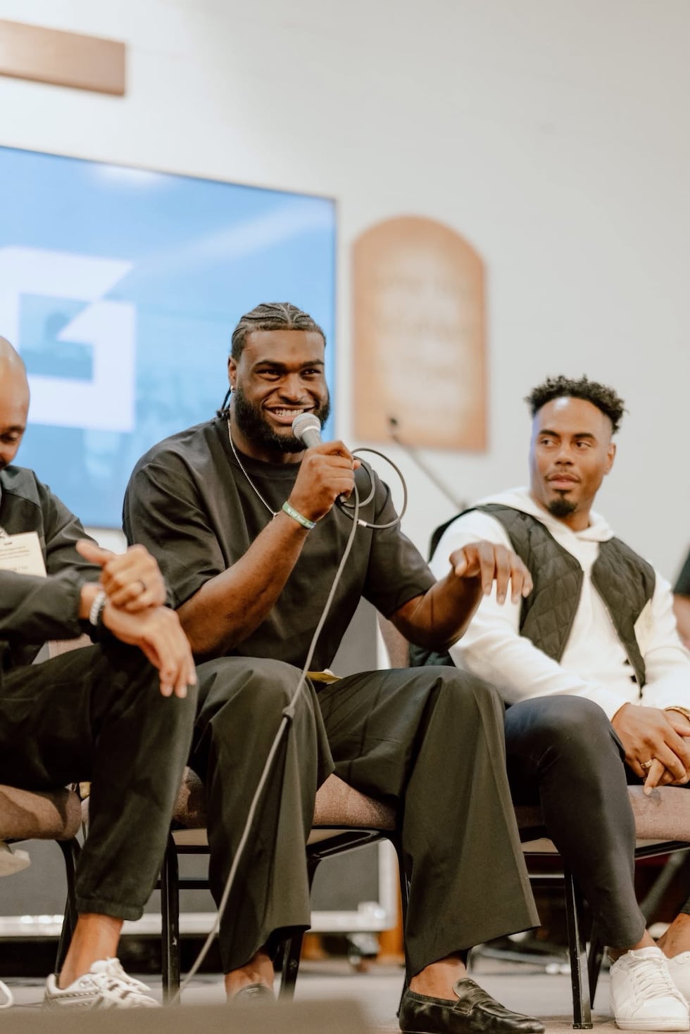 Houston Texans player Will Anderson Jr. was among NFL players who visited San Quentin State...