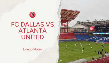 FC Dallas vs Toronto FC: Preseason Lineup notes 📝
