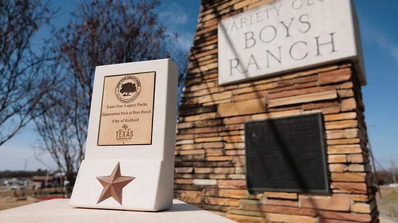 Bedford’s Generations Park recently got the Lone Star Legacy designation from the Texas Recreation and Parks Society for its significance in the community and Texas.