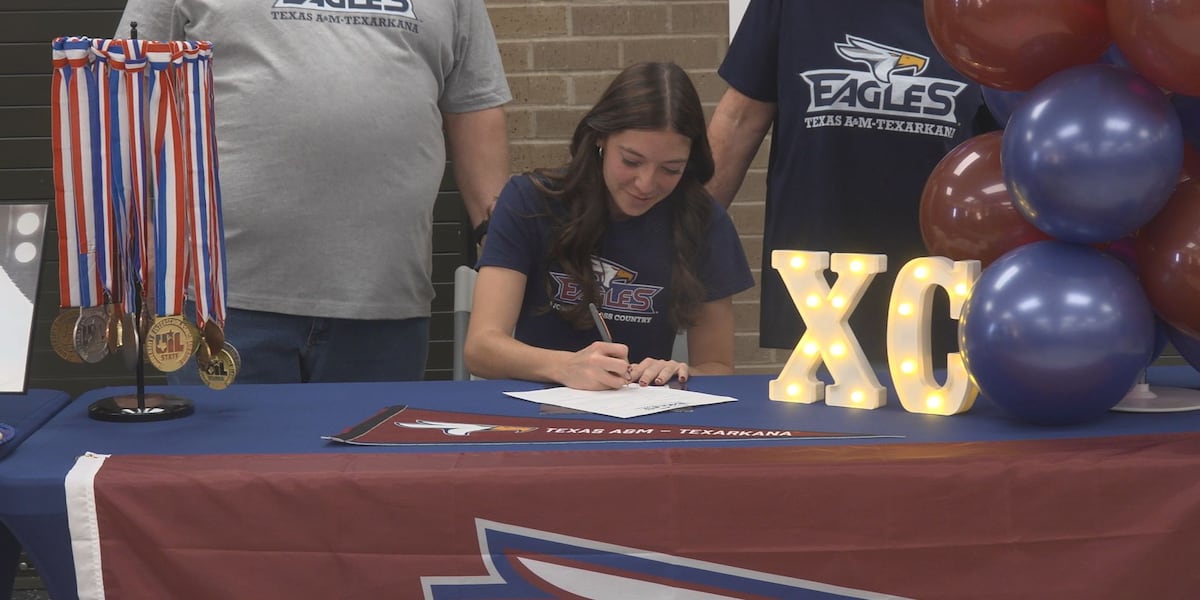 Randall’s Aspen Turman signs with Texas A&M-Texarkana cross country and track and field