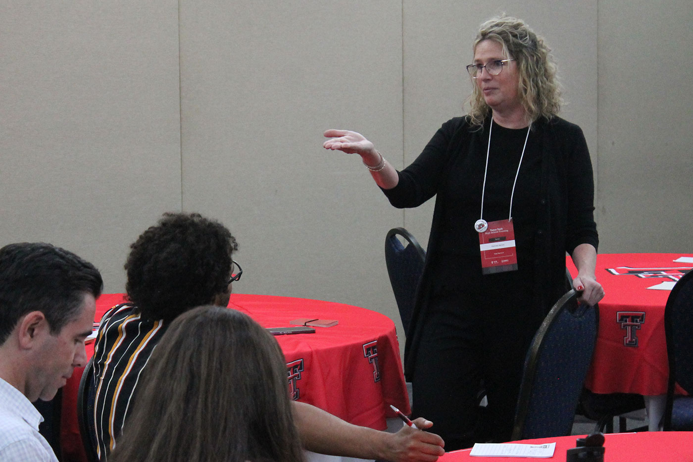 Mindy trains teachers in Brazil.