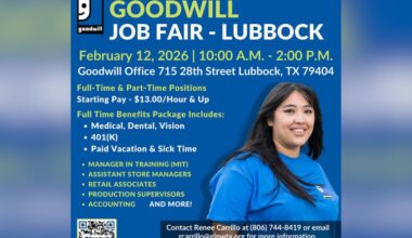 Goodwill Industries to host job fair Thursday in Lubbock