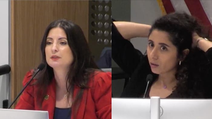 Harris County Judge Lina Hidalgo walks out of Commissioners Court over doorway dispute