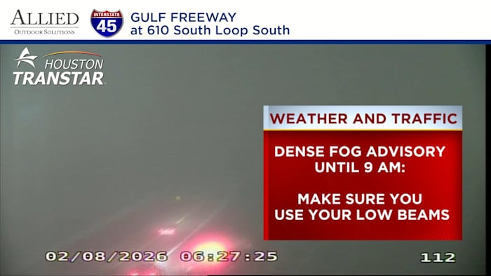Houston’s Super Bowl Sunday kicks off with fog
