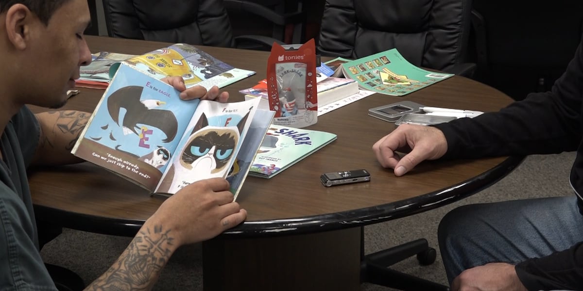 Lubbock County inmates read bedtime stories to their children through new program