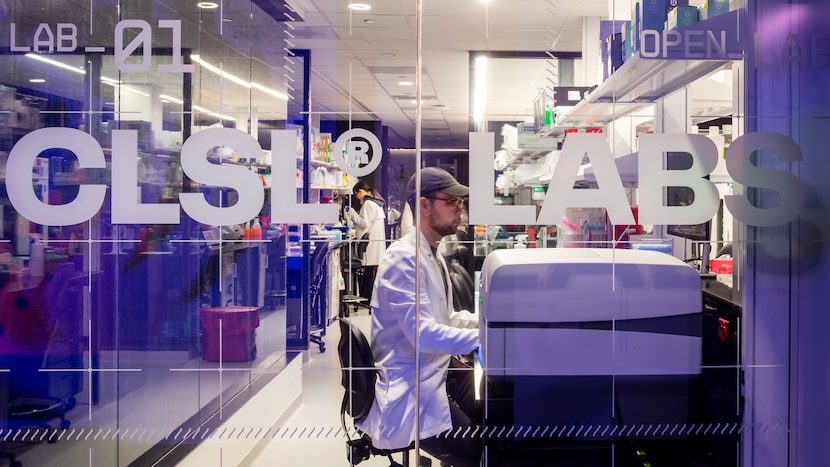 The Dallas, Texas headquarters of Colossal Biosciences, a startup that aims to bring various...