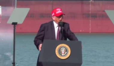 Trump visits Corpus Christi, touts energy policy and urges Republican primary votes