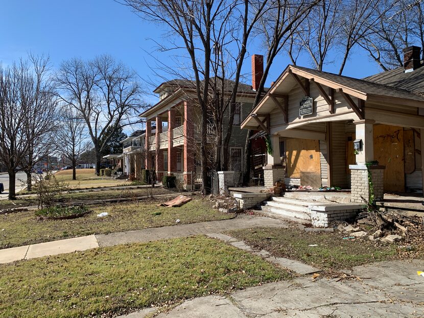 4619 Gaston Avenue really sticks out along this stretch of East Dallas just a couple of...