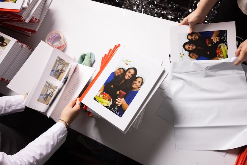 Copies of the Valencia Lifestyle book are packaged in Dallas. The Valencia Diet is a viral...