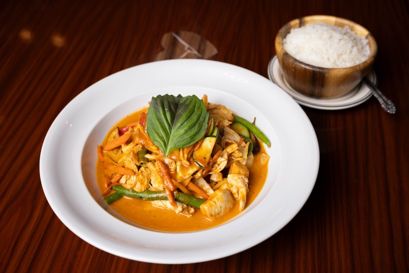 Red Curry with chicken is one of the owners' favorites at Thai Soon.