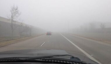 Foggy and warm with some rain in Houston this week