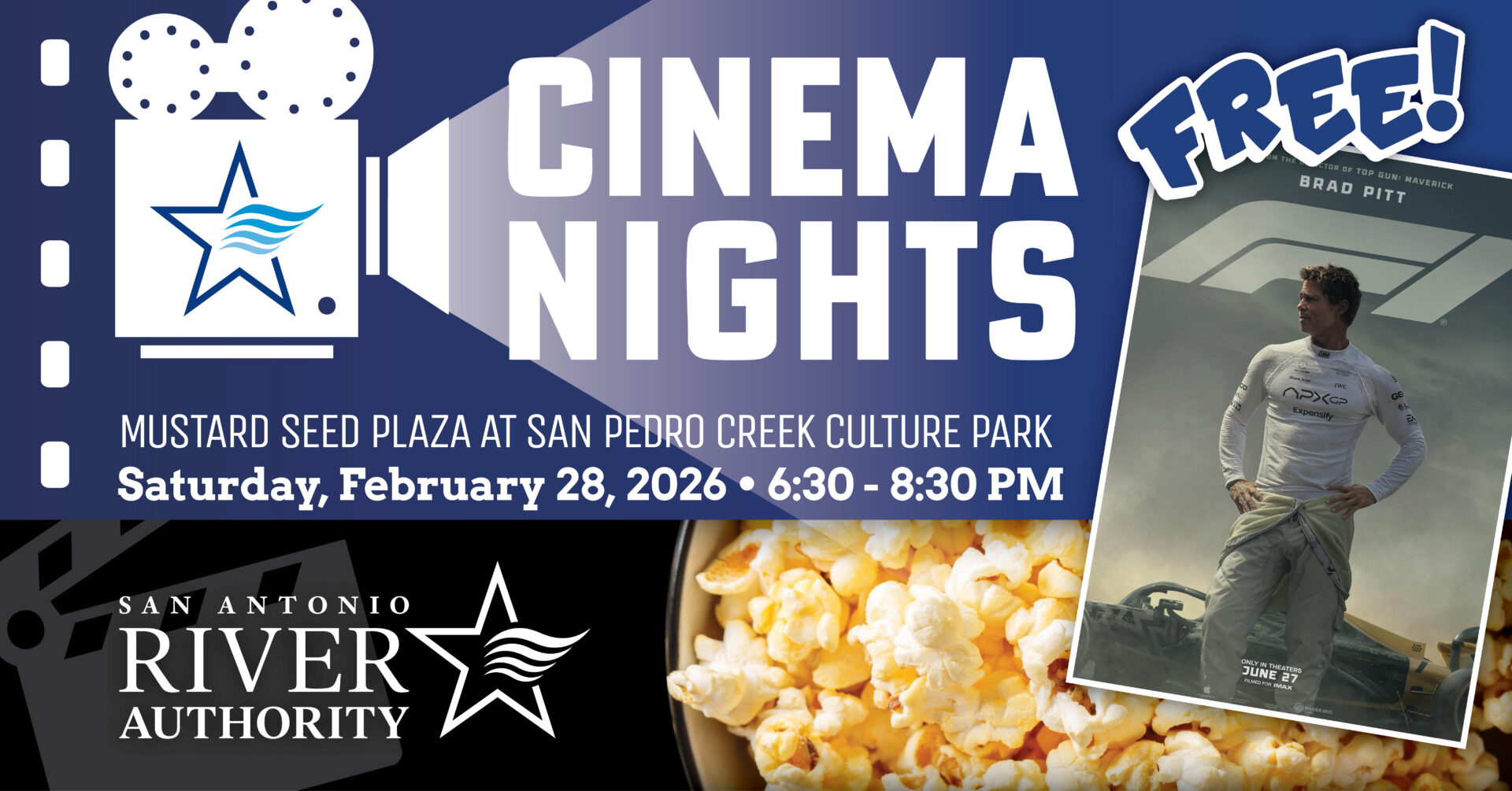 Cinema Nights at San Pedro Creek Culture Park