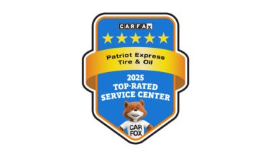 Patriot Express Named 2025 CARFAX Top-Rated Service Center in Plano
