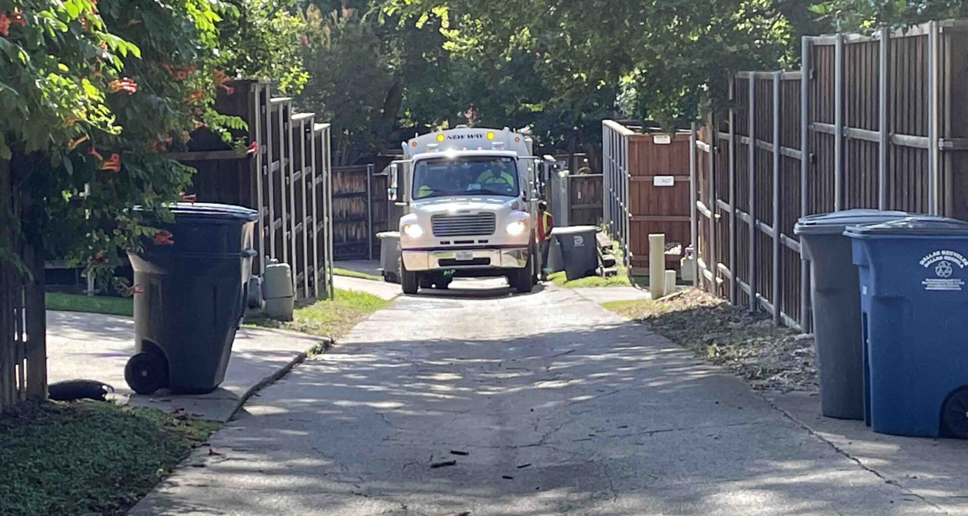 Which residents will keep alley trash pick up, and will they pay more?