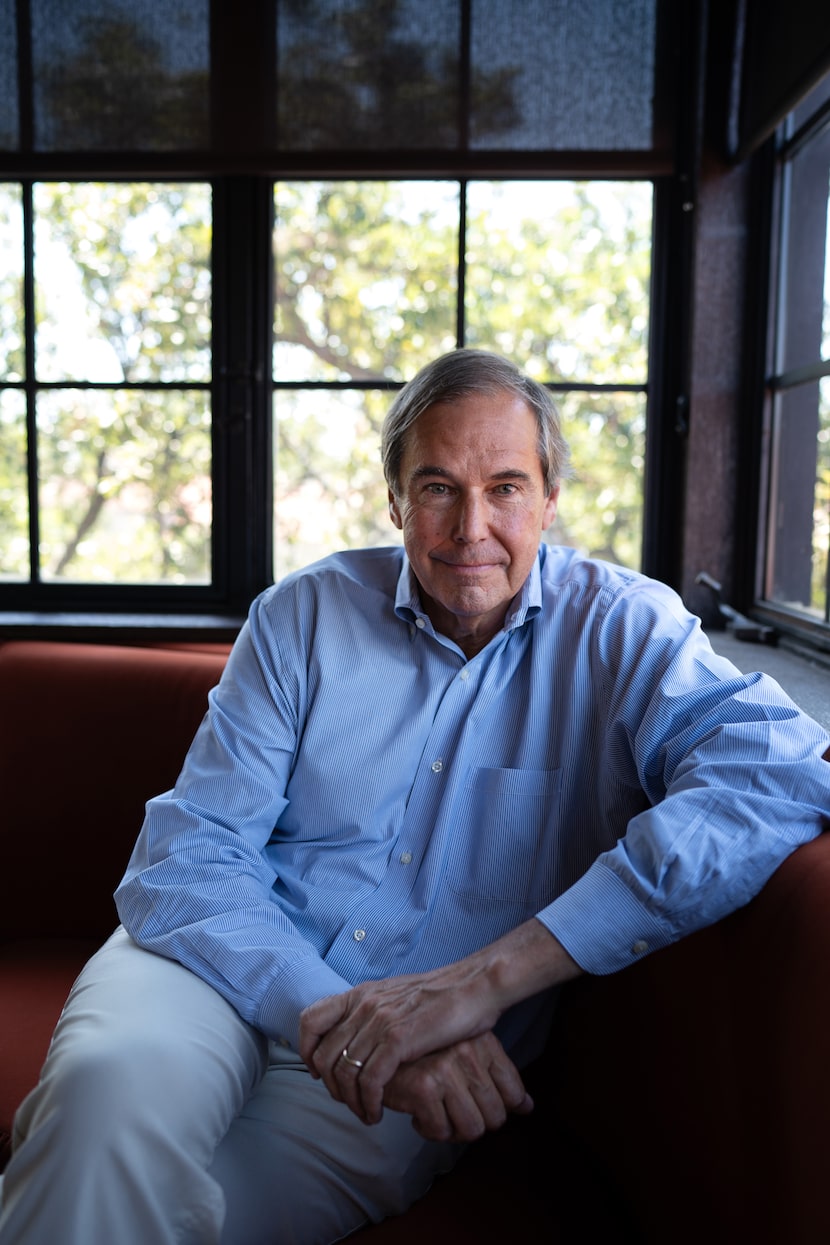 Ray Washburne, owner of Highland Park Village and Mi Cocina, poses for a portrait at the Mi...