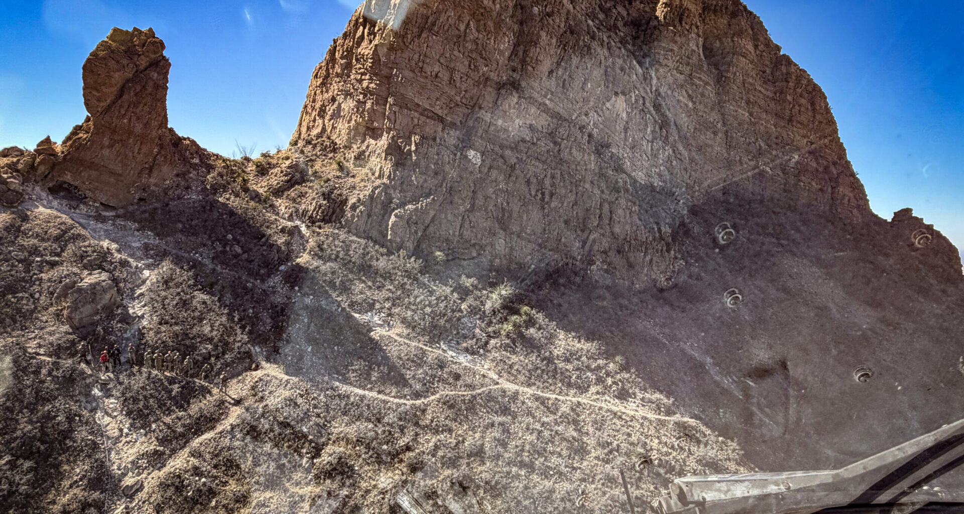 CBP Black Hawk helps rescue hiker who fell about 150 feet in Franklin Mountain State Park