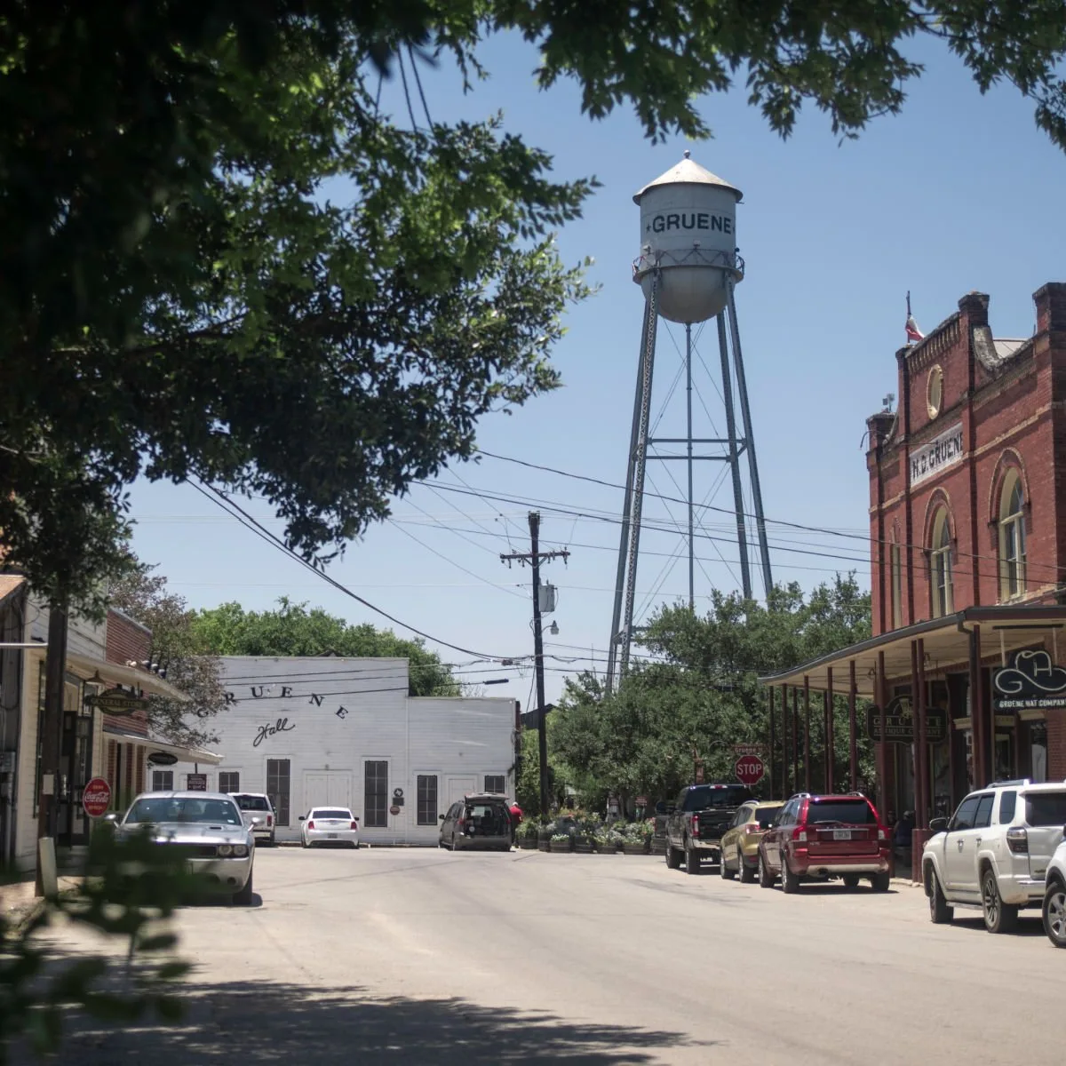Rustic townscape of Gruene, TX (New Braunfels)