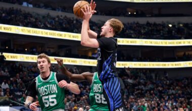 Mavericks hit new low vs. Celtics, but Cooper Flagg keeps flying with latest masterpiece