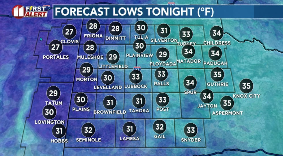 A little colder tonight.