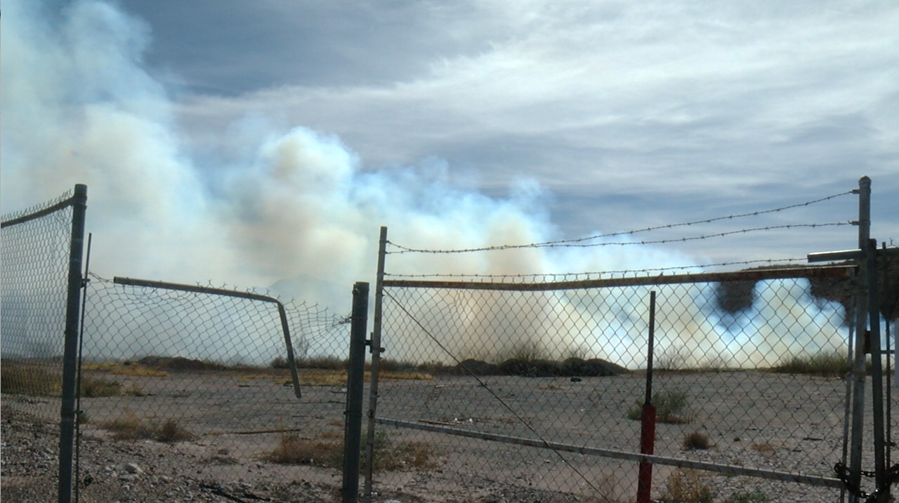 EPFD responds to brush fire in West El Paso