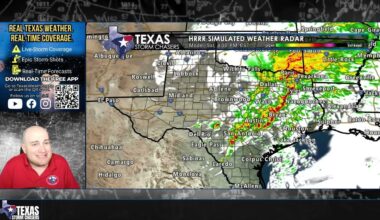 Storms Intensifying Toward Houston & East Texas