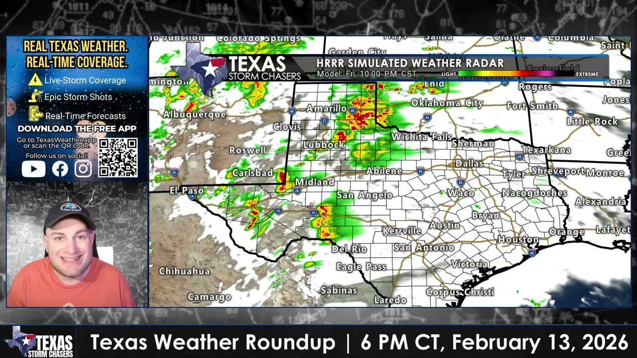 Storms Turn Strong Tonight in Texas – Severe Risk Expands Saturday