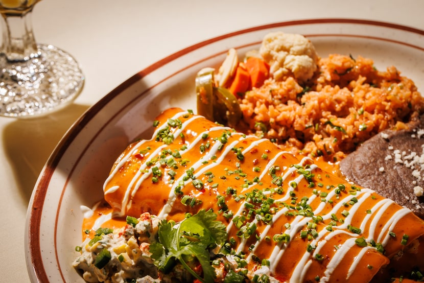 El Molino, a new restaurant in University Park, sells several varieties of enchiladas. 