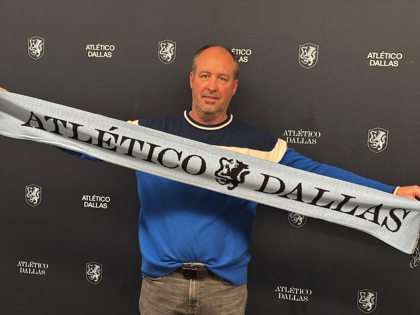 Brian Corcoran, Atlético Dallas sporting director, at the club’s headquarters in Richardson...