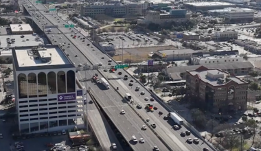 Lower northbound I-35 lanes closed for 2 weeks as downtown bridge work continues