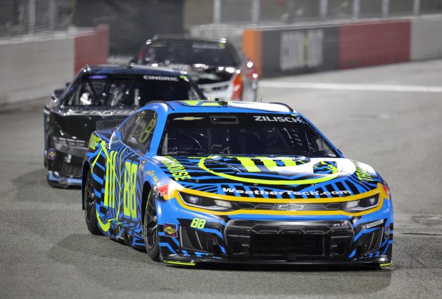NASCAR Cup Series rookie Connor Zilisch, drives of the No. 88 Trackhouse Chevrolet during the Cook Out Clash Feb. 4 at Bowman Gray Stadium in Winston Salem, North Carolina. (Photo by Jonathan Bachman/Getty Images)