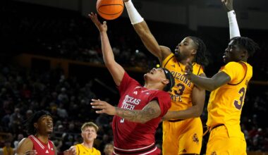 Arizona State upsets No. 13 Texas Tech 72-67 as Red Raiders lose star forward JT Toppin to injury