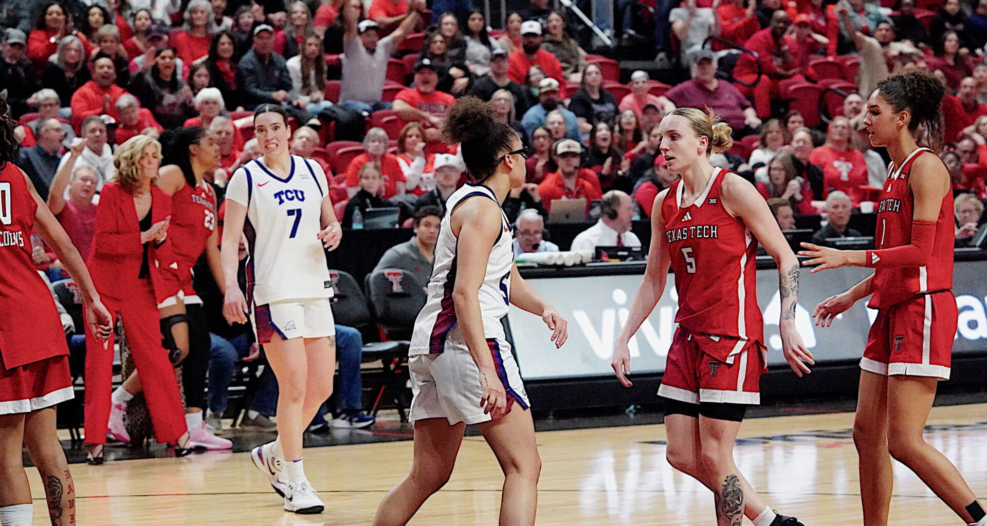 Texas Tech head coach Grant McCasland (Photo by Ron Johnson-Imagn Images)
