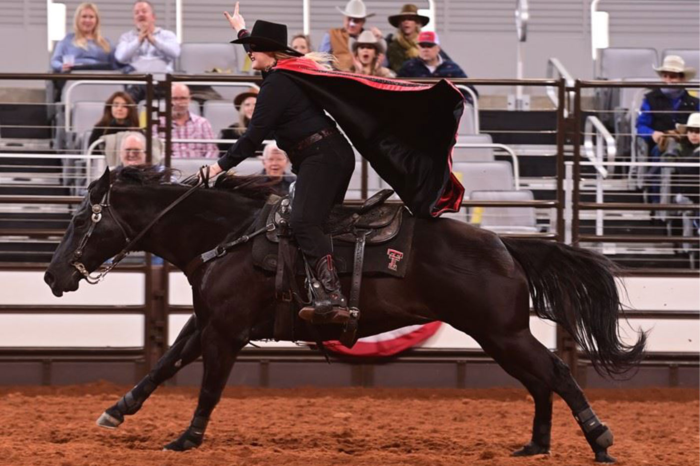The Masked Rider at Texas Tech Day