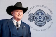Dallas Police Association president-elect Sean Pease photographed on Friday, Dec. 19, 2025,...