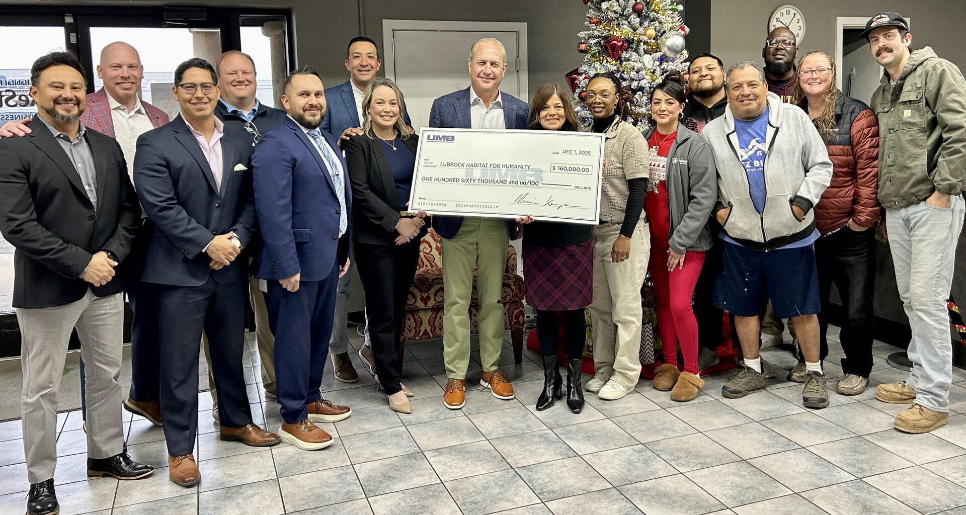 UMB Bank's $250,000 gift transforms lives across Lubbock