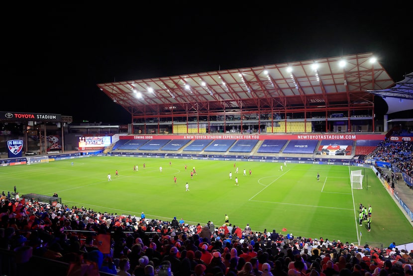 On the east side of Toyota Stadium, FC Dallas is building a new, larger seating bowl with...