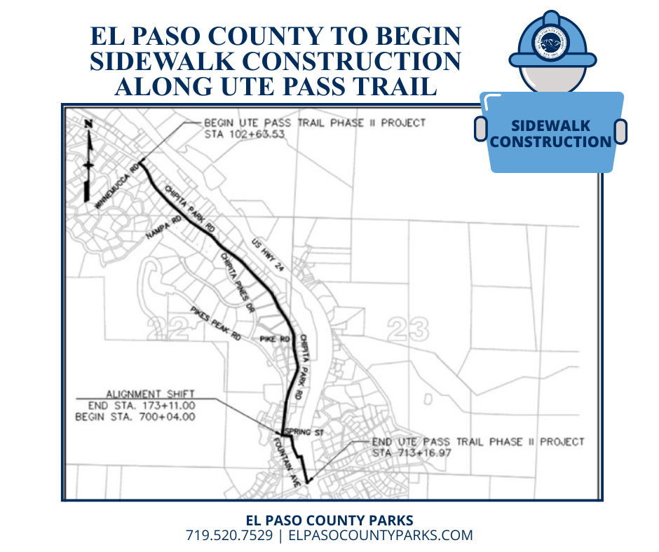 El Paso County to Begin Sidewalk Construction