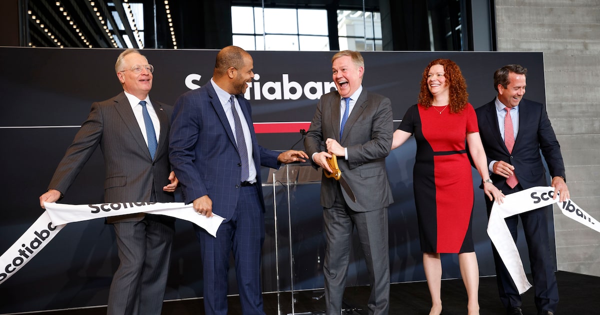 How George W. Bush helped lure Scotiabank to Dallas